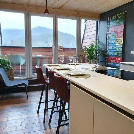Vue Sur Meuse Lägenhet Profondeville Exteriör bild