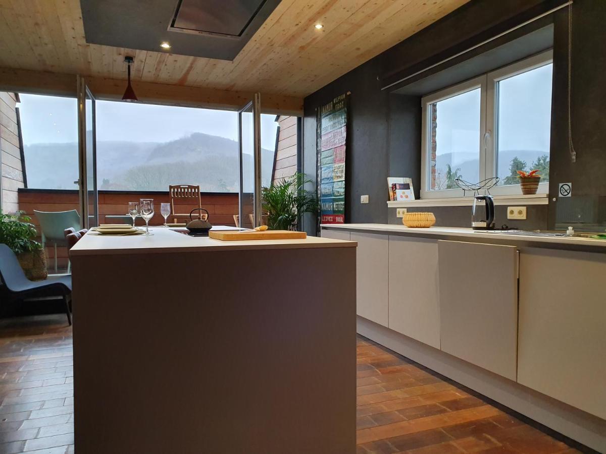 Vue Sur Meuse Lägenhet Profondeville Exteriör bild