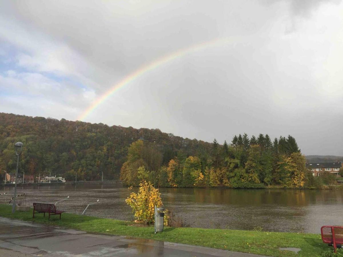 Vue Sur Meuse Lägenhet Profondeville Exteriör bild